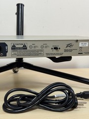 Peavey PV215EQ 2-Channel Dual 15-Band Graphic EQ 1U Rack XLR 80Hz Cut