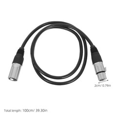 Microphone Cable: 7-pin 1m/3.28ft Male to Female Cable Audio Cord for