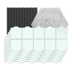 120 Pack Double-Sided Adhesive Tape for Acoustic Soundproofing Foam Panels Stron