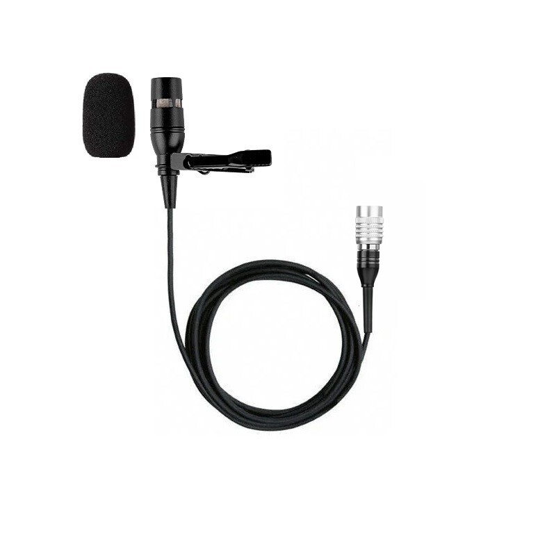 Lavalier Microphone for Audio Technica ATW-T3201 3000-Series Body-pack Black