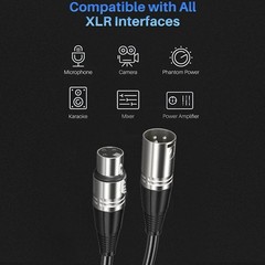 1 Piece Male to Female Microphone Cable Microphone Microphone Cable 18445