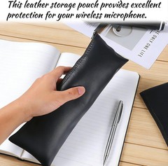 Versatile Microphone and Accessory Storage Bags – 2 Pack Zippered Pouches