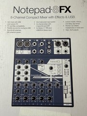 Soundcraft ‎Notepad-8FX 8 Channels Analog Mixer