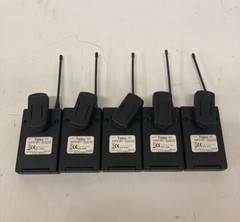 Lot of 5 Telex SafeWT Band A2 UHF Wireless Beltpack Transmitter Tested for Power
