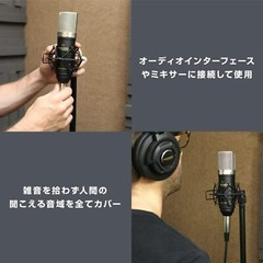 888M Marantz Pro Condenser Microphone with windscreen stand & XLR cable MPM-1000