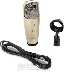 Behringer C-1U Studio Condenser USB Microphone