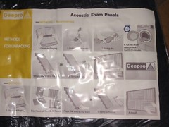Acoustic Panels, 2″ X 12″ X 12″ Pryamid Foam Panels, Studio Wedge Tiles, 12 pc
