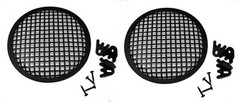 (2 PACK) PENN ELCOM G08 Heavy Duty 8″ Round Waffle Speaker Grill w/ Mount Kit