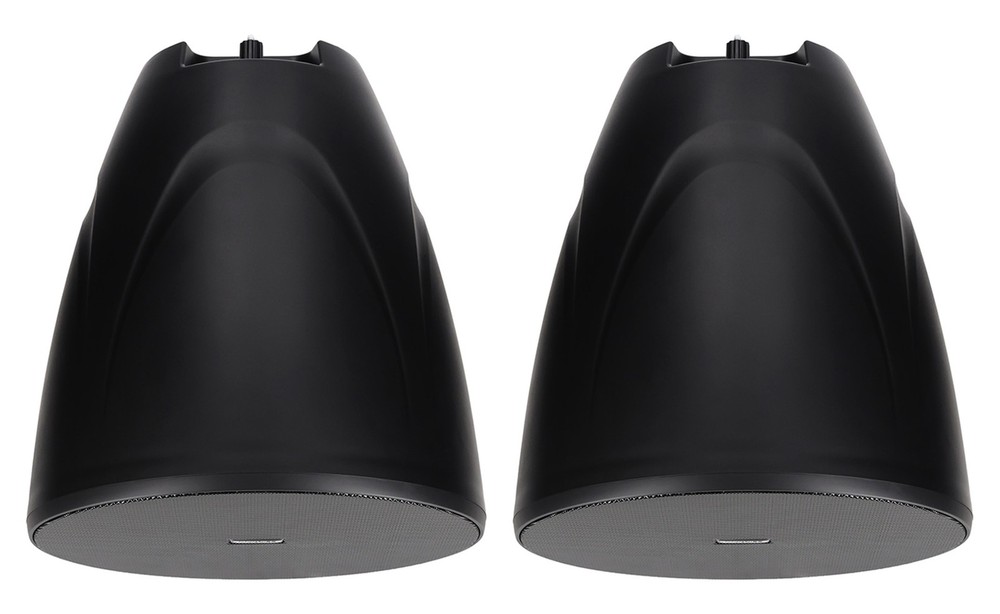 2) Rockville PEN-80T BLACK 8″ 70V Hanging Pendant Speakers Commercial/Restaurant