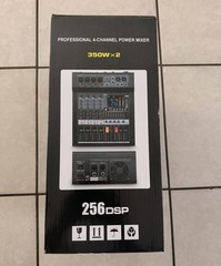 Professional 4-Channel Power Mixer 350W x2 Bluetooth USB DSP AudioMixing Console