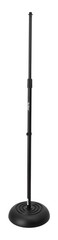 On-Stage MS7201B Round-Base Adjustable Microphone Mic Stand