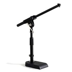 Adjustable Microphone Stand with 15.75″ Boom Arm for Drums and Tables