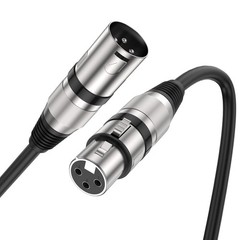 XLR Cable 6.6FT/2M 3 Pin Balanced XLR Male to Female Microphone Cable