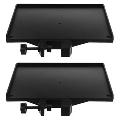 2 Pcs Mic Holder for Stand Microphone Desk Clamp Circle Tray Mounting Plate