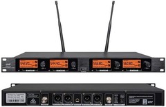Frequency B Wireless Microphone System 4 Channel #1692K R8