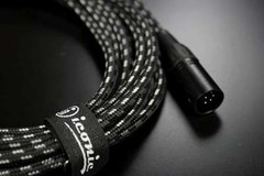 7 Pin XLR 20ft Female Male Vacuum Tube Microphone 20′ Cable Cord Black Tweed Mic