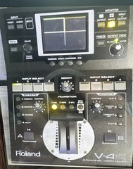 Roland V-4EX 4-Channel Video Mixer Tested, working well, in good condition.
