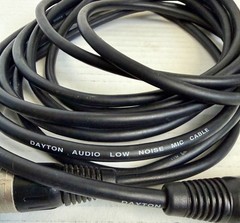 Dayton Low-noise Microphone Cable ~15 Ft Long