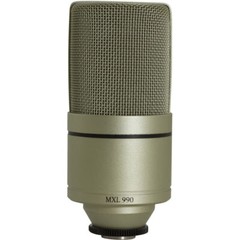 MXL 990 Large-Diaphragm Condenser Mic Bundle with Pop Filter & XLR Cable
