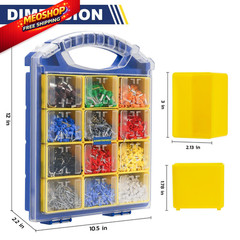 haisstronica Wire Ferrules Connectors Kit – 5000PCS AWG22-7 12 AWG22-7,