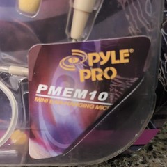 Pyle Pro PMEMS10 Ear-Hanging Condenser Mic Omni Mini-XLR Skin Windscreen