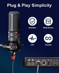 Tnlaile 4 Pack 3ft Color-Coded XLR Cables (Male to Female), OFC Microphone Ca…