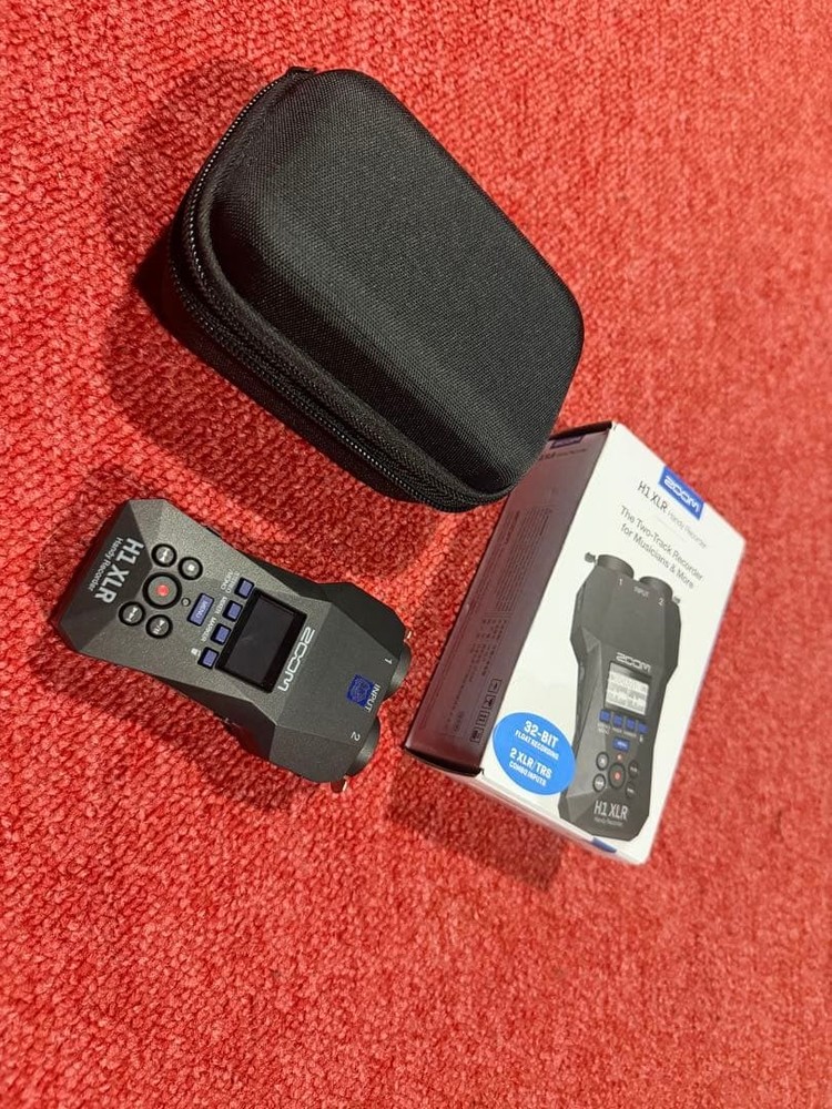 ZOOM H1 XLR Handy Recorder 32-Bit Float With Carrying Case Japan