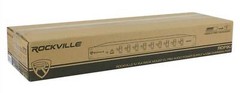 Rockville RDF9U 1U 15A Rack Mount DJ Pro Audio Power Supply Strip w/USB Charging