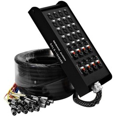 Seismic Audio – SALS-16x8x50 – 16 Channel 50′ Pro Stage XLR Snake Cable