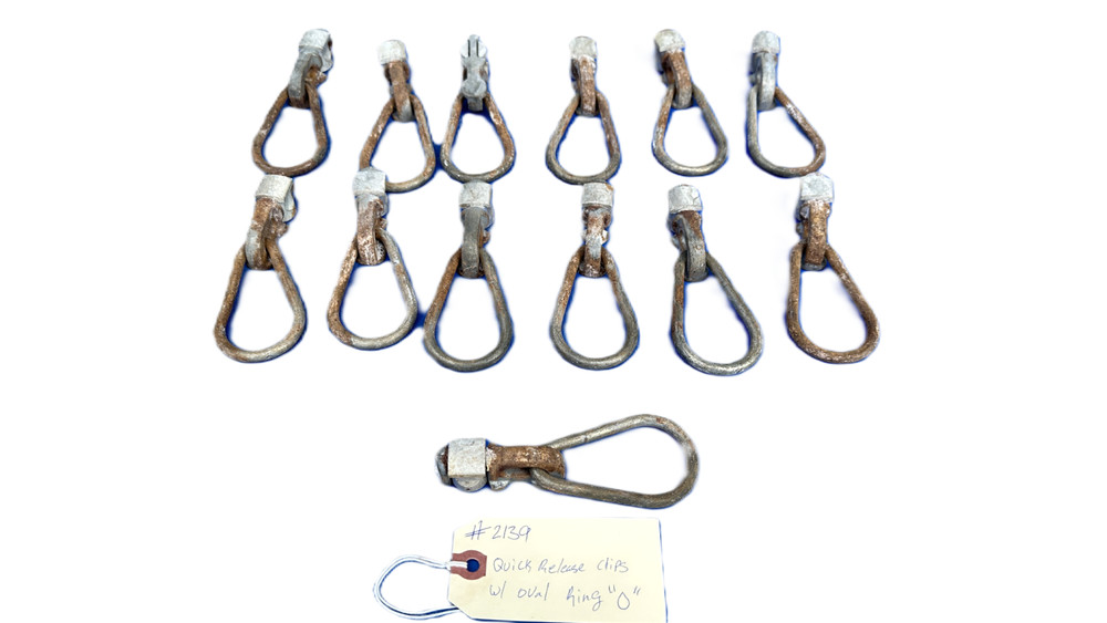Unbranded Quick Release Clips With Large Oval Ring „O'“ #2139 (LOT OF 4)THS