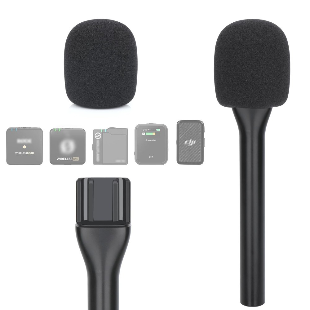 YOUSHARES Interview Microphone Handheld Adaptor for Rode Wireless Go II/Wirel…