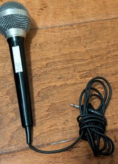 Lot of 2 Microphones EX-242 WMS-20 Japan & Uni-Directional Dynamic 600 DM-30