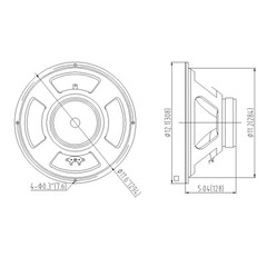 Sound Town 12-Inch 65 Watt Replacement Guitar Speaker, 8-Ohm (GSD-1208)