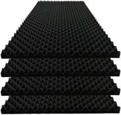 Pack Egg Crate Foam Sound Proof Foam Panels for Walls,48“X24“X2“ Inch Acousti