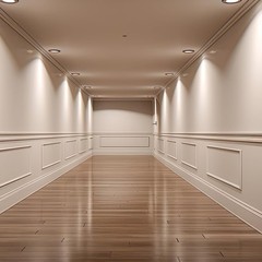 Versatile Wall Molding Kit – 6 Classic Pre-Cut Panels with Self-Adhesive Backing