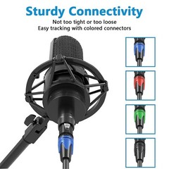 6FT XLR Cables, Microphone Cable, Gold-Plated 3 Pin Mic Cables XLR Male to Fe…