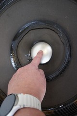 ALTEC LANSING 420A 15″ WOOFER – REMOVED FROM ALTEC LANSING 879A SANTANA SPEAKER