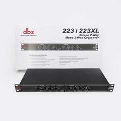 Dbx 223XL Stereo 2-Way/Mono 3-Way Crossover Rack Mountable Tested Working NEW US