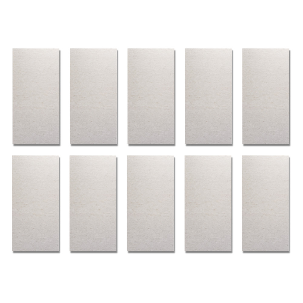 Beige Polyester Acoustic Panels, 2’x4′ NEW 10-Pack Hanging Accessories Included
