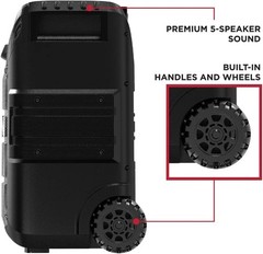 Ion Audio Tailgater XL Portable Bluetooth Party Speaker with Karaoke Microphone