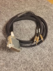 DB25 to TRS 3 Channel Analog Audio Input or Output Cable 6 Ft