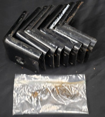 Set of 8 Genuine Used JBL Black Plastic Corners For JBL Cabaret Series & Others