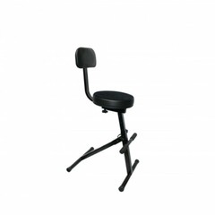 Pro X Operators Gig Chair-Portable Adjustable-Padded Foam Velvet Covered Seat