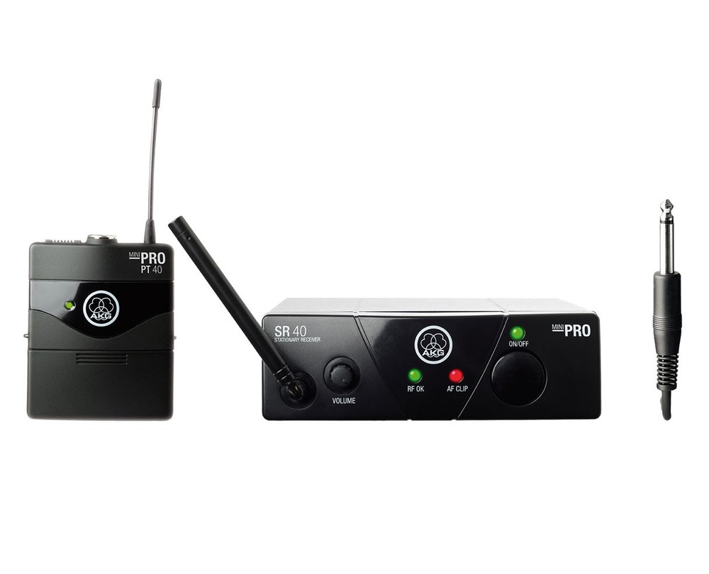 AKG WMS40 Mini Instrumental Set (US25C) Wireless Instrument Bodypack System