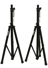 🔥DJ P/A Speaker Universal Adjustable Height Tripod Stands & Nylon Carry Bag