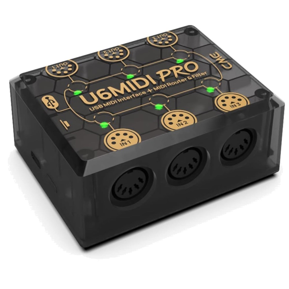 MIDI Interface with Router & Filter – Plug-and-Play USB