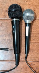 Lot of 2 Microphones EX-242 WMS-20 Japan & Uni-Directional Dynamic 600 DM-30