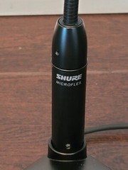 Shure Microflex A412B Desktop Microphone Base w/ 184 Supercardioid Mic