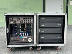 D&B Audiotechnik D12 Power Amp Rack PackageW/3 D12, Distro, Cables #1038/39.THS