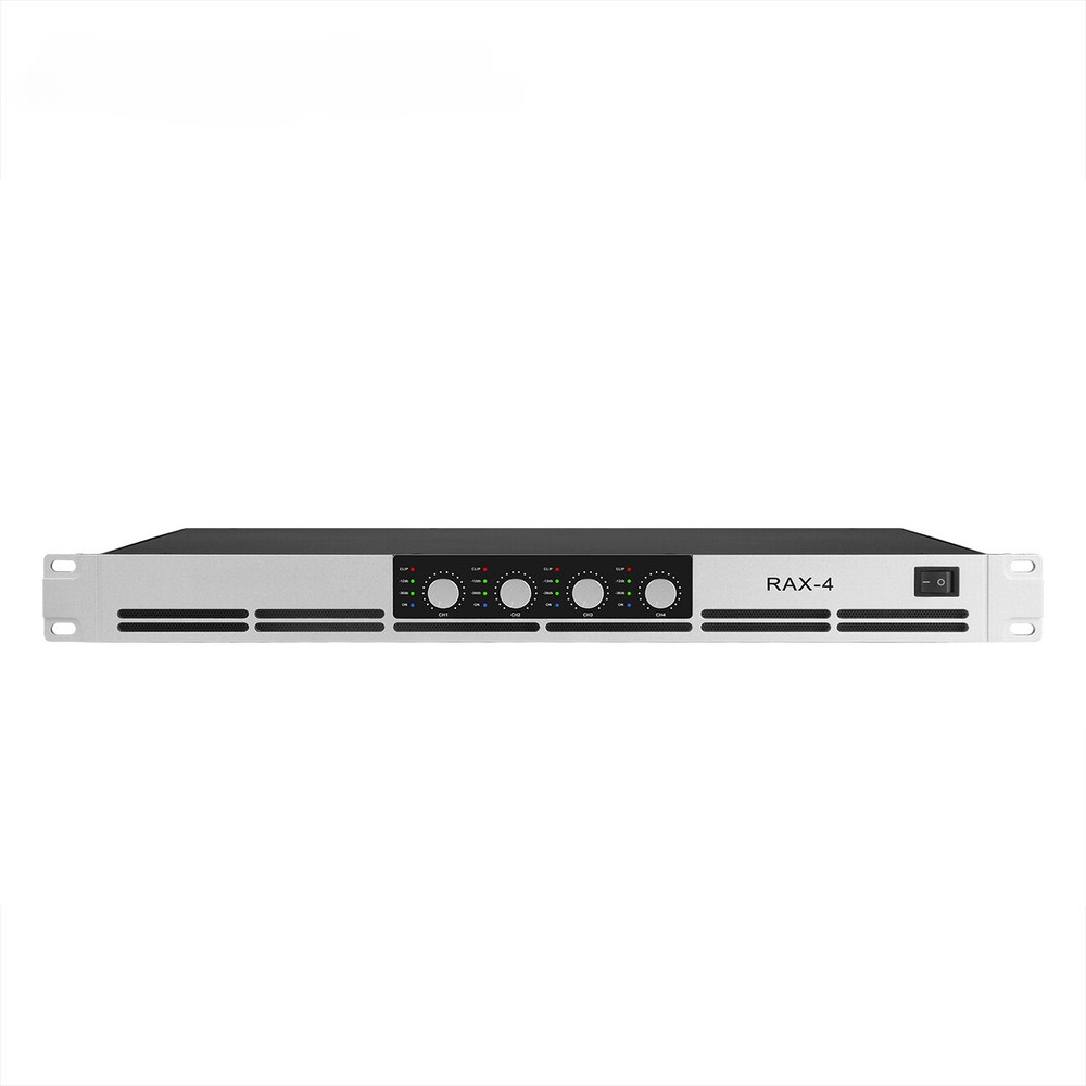 RAX-4 High Power Class D2500W 4 Channels 1U Professional Digital Power Amplifier